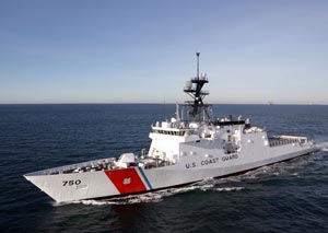 Legend Class National Security Cutter USCGC Bertholf. Image courtesy US Coast Guard.