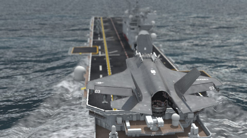 The LHA 6 is a V/STOL Aircraft Carrier