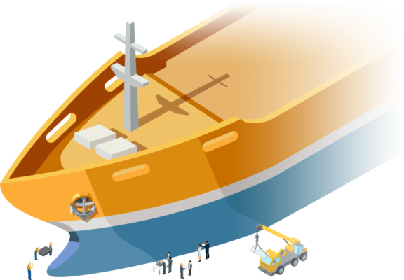 Shipbuilding projects are at a massive scale