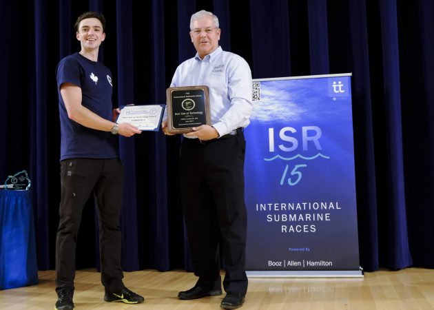 190628 - West Bethesda, MD: NSWC Carderock Division hosted the 15th International Submarine Races (ISR) in its 3,200-foot David Taylor Model Basin in West Bethesda, Md., June 24-28. The biennial science, technology, engineering and math (STEM) event provides an avenue for high school and college teams to tackle the difficult challenges of submarine design, contruction and operation. U.S. Navy photo by Monica McCoy / RELEASED.