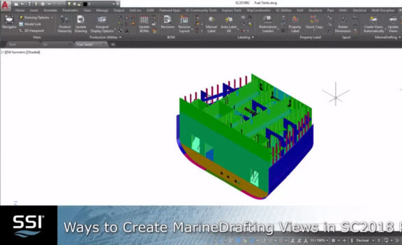 The Many Ways to Create MarinedDrafting Views in SC2018 R2.1