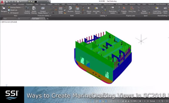SC2018 R2.1 で海洋ドラフト ビューを作成する多くの方法