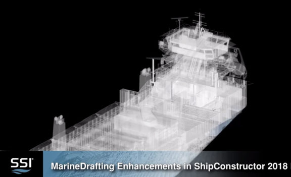 MarineDrafting Enhancements in ShipConstructor 2018 R2