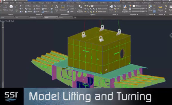 SSI 2019 R2.1 Model Lifting and Turning Equipment and Vectors