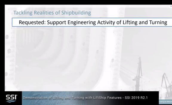 SSI 2019 R2.1 Model Lifting and Turning Equipment and Vectors Walk-through Demonstration