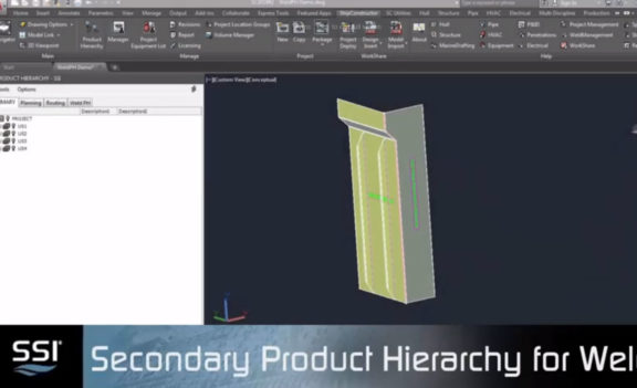 SSI 2019 R2.1 Secondary Product Hierarchy for Weld Management