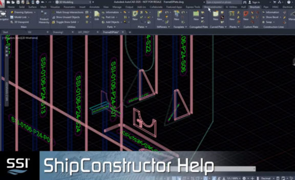 SSI 2020 ShipConstructor Help Improvements