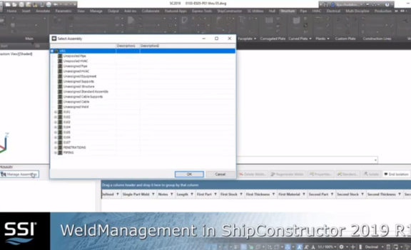 WeldManagement Enhancements in SC 2019