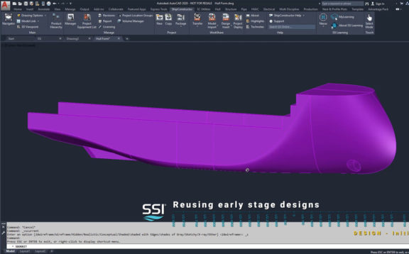 Reusing Initial Design Data for Basic Design