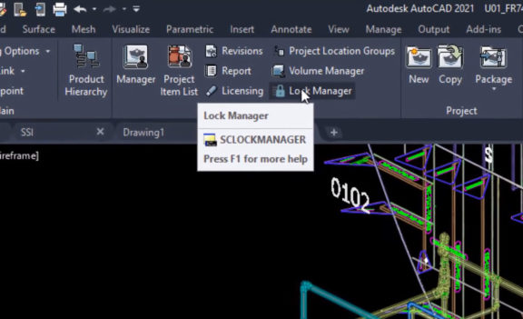 SSI 2021 R2 Drawing Lock Manager