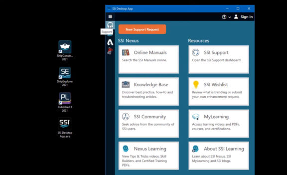 SSI 2021 R2 Desktop App