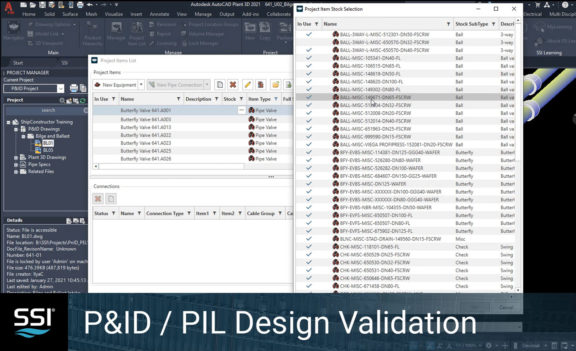 SSI 2021 R2.1 P&ID/PIL Design Validation Enhancements