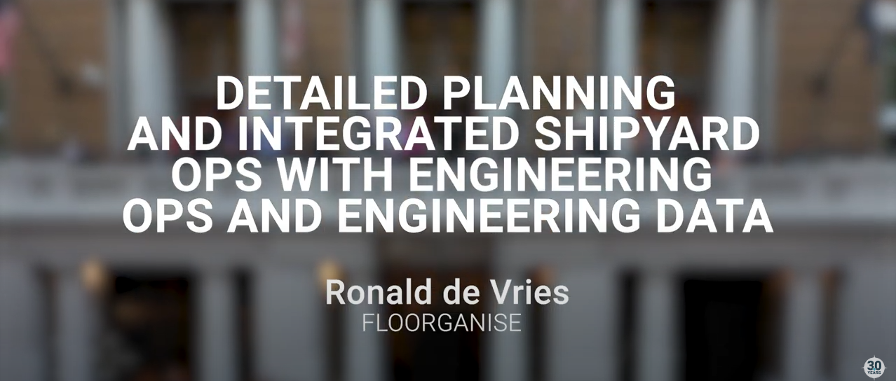 Automated Detailed Planning and Integrated Shipyard Ops with Engineering Data