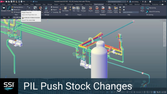 SSI 2024 R1.1 – Project Item List (PIL) Push Stock Feature